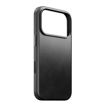 Кожен (естествена кожа) кейс с MagSafe за iPhone 17 Pro - Nomad Traditional Horween Leather MagSafe Case (черен) 5