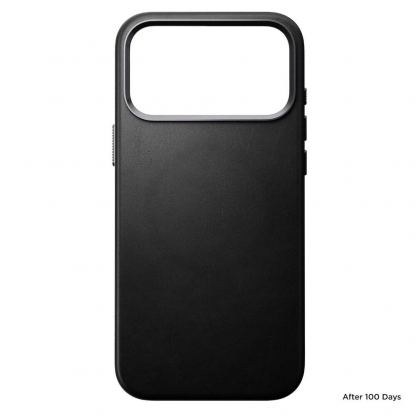 Кожен (естествена кожа) кейс с MagSafe за iPhone 17 Pro Max - Nomad Traditional Leather MagSafe Case (черен) 3