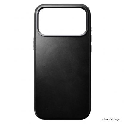 Кожен (естествена кожа) кейс с MagSafe за iPhone 17 Pro Max - Nomad Traditional Horween Leather MagSafe Case (черен) 3