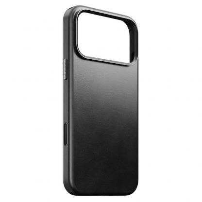 Кожен (естествена кожа) кейс с MagSafe за iPhone 17 Pro Max - Nomad Traditional Horween Leather MagSafe Case (черен) 5