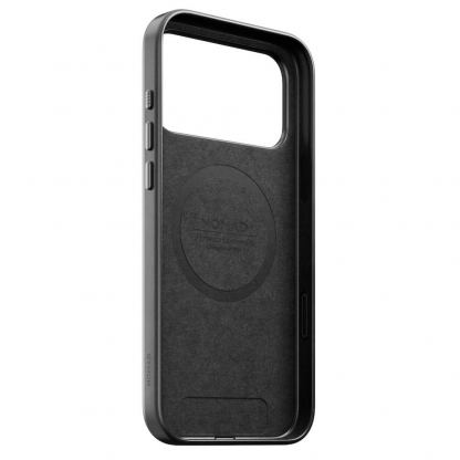 Кожен (естествена кожа) кейс с MagSafe за iPhone 17 Pro Max - Nomad Traditional Horween Leather MagSafe Case (черен) 6