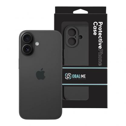 Силиконов (TPU) калъф за iPhone 16 - OBALME Basic Matte TPU Case (черен) 3