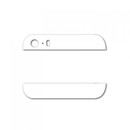 OEM Back Cover Glass - стъклени елементи за горната и долната част от гърба за iPhone 5 (бял) 2