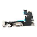 OEM iPhone 6S Plus System Connector and Flex Cable - лентов кабел с Lightning конектора, аудио жака и долния микрофон за iPhone 6S Plus (бял) 2