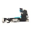 OEM iPhone 6 Plus System Connector and Flex Cable - лентов кабел с Lightning конектора, аудио жака и долния микрофон за iPhone 6 Plus (бял) 2