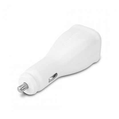 Samsung Fast Dual Car Charger EP-LN920BB 2.0A - оригинално зарядно с 2хUSB за кола за Samsung и мобилни телефони (бял) (bulk) 2