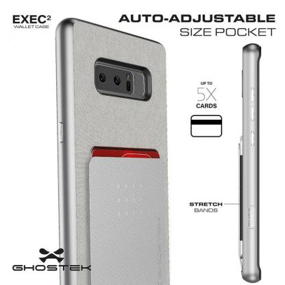 Ghostek Exec Shockproof Case - удароустойчив кейс за Samsung Galaxy Note 8 (черен) 3