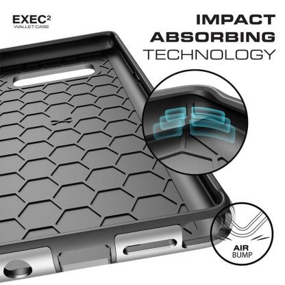Ghostek Exec Shockproof Case - удароустойчив кейс за Samsung Galaxy Note 8 (черен) 5