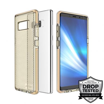 Prodigee Safetee Case - хибриден кейс с висока степен на защита за Samsung Galaxy Note 8 (златист) 2