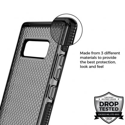 Prodigee Safetee Case - хибриден кейс с висока степен на защита за Samsung Galaxy Note 8 (черен) 3