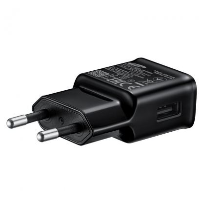 Samsung Fast Charger EP-TA20EW - захранване 2.1A с USB изход за Samsung смартфони и таблети (черен) (bulk) 2