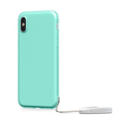 Torrii BonJelly Case - силиконов (TPU) калъф  за iPhone XS, iPhone X (син) 3