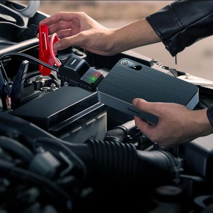 Външна батерия 12000 mAh с фенер и JumpStarter за автомобил - Baseus Super Energy Pro Plus Car Jump Starter 12000 mAh (C00245700111-00) (черен) 13