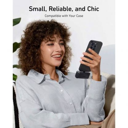 Външна батерия с USB-C конектор - Anker Nano Powerbank With USB-C Connector 5000mAh 22.5W (черен) 3