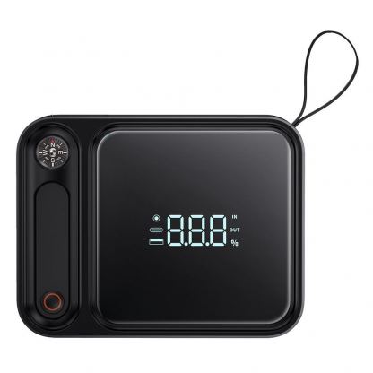 Външна батерия 15840 mAh с фенер и JumpStarter за автомобил - Baseus Super Energy Ultra Car Jump Starter 3000A (C00251400111-00) (черен) 8