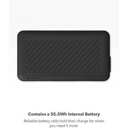 Външна батерия 2700 mAh с фенер и JumpStarter за автомобил - Mophie Powerstation GO Rugged Compact Car Jump Starter 2700 mAh (черен) 4