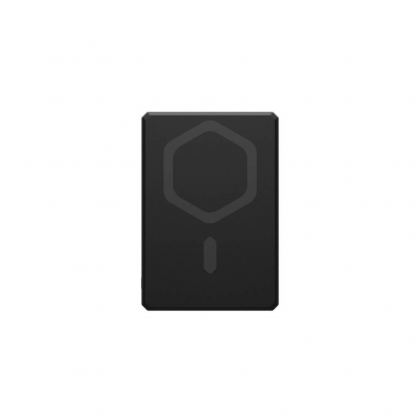 Преносима външна батерия с USB-C порт и безжично зареждане с MagSafe - Urban Armor Gear Ultra Slim Magnetic Wireless Power Bank 5000 mAh (черен) 2
