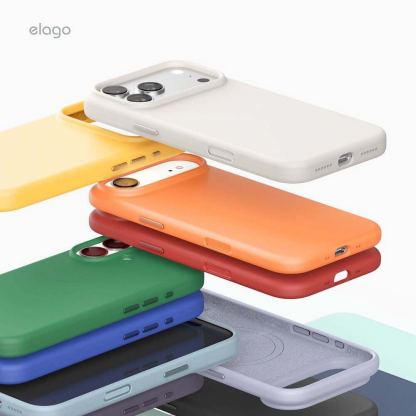 Силиконов (TPU) калъф с MagSafe за iPhone 17 Pro Max - Elago Magnetic Soft Silicone Case (тъмносин) 8