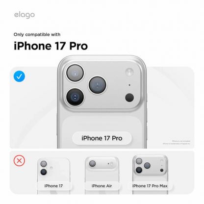 Силиконов (TPU) калъф с MagSafe за iPhone 17 Pro - Elago Magnetic Soft Silicone Case (оранжев) 2