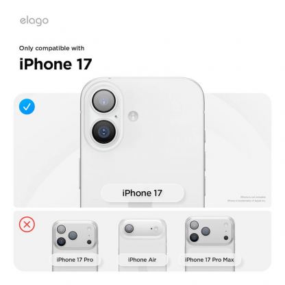 Силиконов (TPU) калъф с MagSafe за iPhone 17 - Elago Magnetic Soft Silicone Case (бял) 2