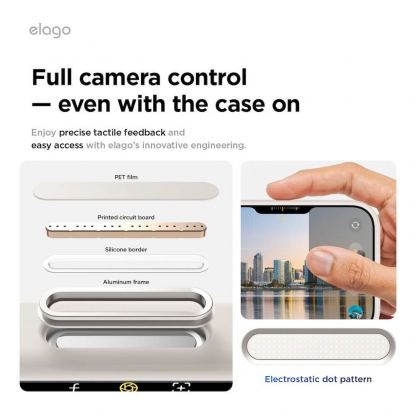 Силиконов (TPU) калъф с MagSafe за iPhone 17 Pro Max - Elago Magnetic Soft Silicone Case (бледолилав) 3