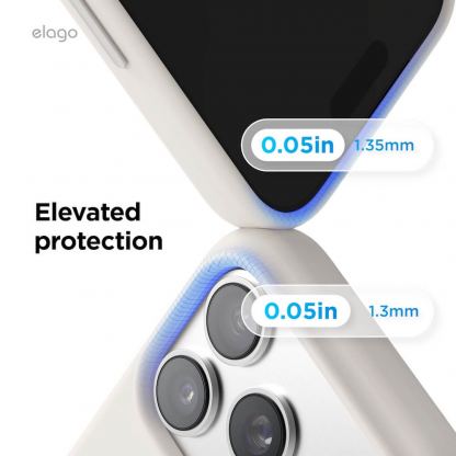 Силиконов (TPU) калъф с MagSafe за iPhone 17 Pro Max - Elago Magnetic Soft Silicone Case (бледолилав) 7