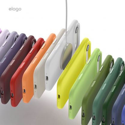Силиконов (TPU) калъф с MagSafe за iPhone 17 Air - Elago Magnetic Soft Silicone Case (розов) 10