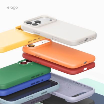 Силиконов (TPU) калъф с MagSafe за iPhone 17 Pro Max - Elago Magnetic Soft Silicone Case (розов) 9