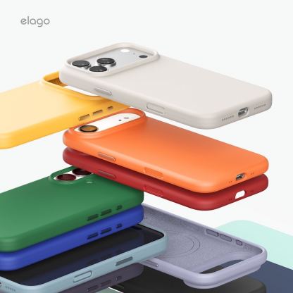 Силиконов (TPU) калъф с MagSafe за iPhone 17 Pro - Elago Magnetic Soft Silicone Case (червен) 9