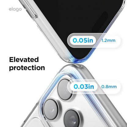 Хибриден удароустойчив кейс с MagSafe за iPhone 17 Pro Max - Elago Magnetic Hybrid Case (прозрачен) 6