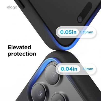 Кожен кейс с MagSafe за iPhone 17 Pro Max - Elago Magnetic Leather Case (черен) 7