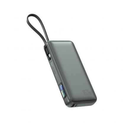 Външна батерия с USB-A и USB-C портове и вграден USB-C кабел - 4smarts Power Bank Enterprise 20000 mAh 165W (тъмносив) 2