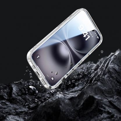 Хибриден удароустойчив кейс с MagSafe и стъклено защитно покритие за дисплея на iPhone 17 Pro - 4smarts 360° Premium Protection Set (прозрачен) 5