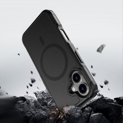 Хибриден удароустойчив кейс с MagSafe за iPhone 17 Air - 4smarts Defend MagSafe Case (черен) 4
