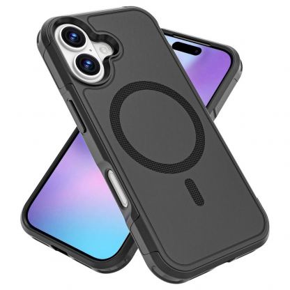 Хибриден удароустойчив кейс с MagSafe за iPhone 17 Air - 4smarts Defend MagSafe Case (черен) 10