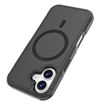 Хибриден удароустойчив кейс с MagSafe за iPhone 17 Air - 4smarts Defend MagSafe Case (черен) 11