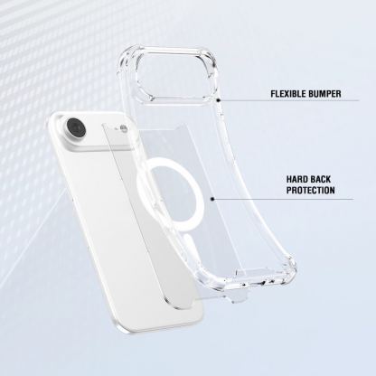 Хибриден удароустойчив кейс с MagSafe за iPhone 17 Air - 4smarts Hybrid Ibiza MagSafe Case (прозрачен) 6