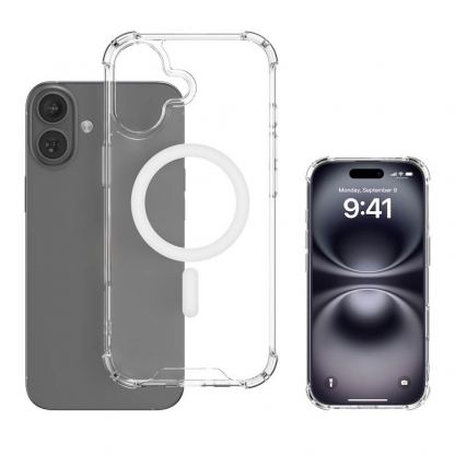 Хибриден удароустойчив кейс с MagSafe за iPhone 17 - 4smarts Hybrid Ibiza MagSafe Case (прозрачен) 2