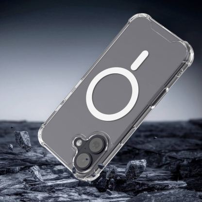 Хибриден удароустойчив кейс с MagSafe за iPhone 17 - 4smarts Hybrid Ibiza MagSafe Case (прозрачен) 5