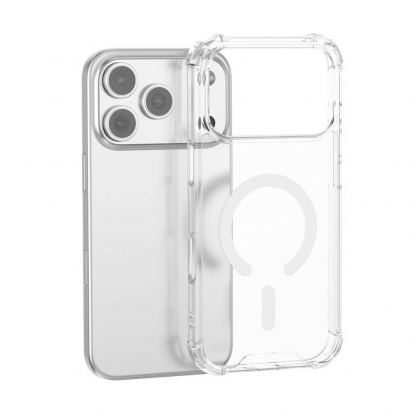 Хибриден удароустойчив кейс с MagSafe за iPhone 17 Pro Max - 4smarts Hybrid Ibiza MagSafe Case (прозрачен) 3