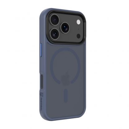 Хибриден удароустойчив кейс с MagSafe за iPhone 17 Pro - Tactical MagForce Hyperstealth Cover (тъмносин) 2