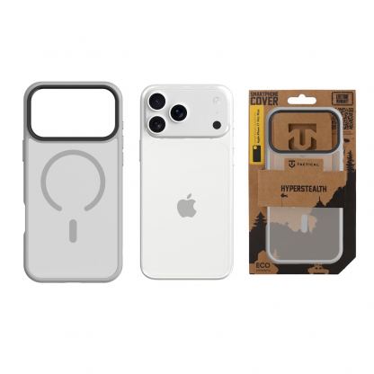 Хибриден удароустойчив кейс с MagSafe за iPhone 17 Pro Max - Tactical MagForce Hyperstealth Cover (сив) 3
