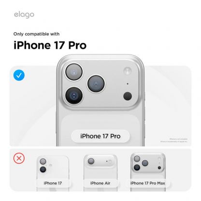 Силиконов (TPU) калъф с MagSafe за iPhone 17 - Elago Magnetic Soft Silicone Case (черен) 3