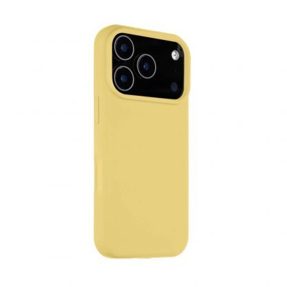 Силиконов калъф с MagSafe за iPhone 17 Pro - Tactical MagForce Velvet Smoothie Cover (жълт) 2