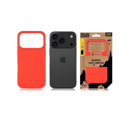 Силиконов калъф с MagSafe за iPhone 17 Pro - Tactical MagForce Velvet Smoothie Cover (червен) 5