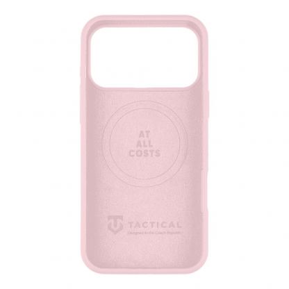 Силиконов калъф с MagSafe за iPhone 17 Pro Max - Tactical MagForce Velvet Smoothie Cover (розов) 4