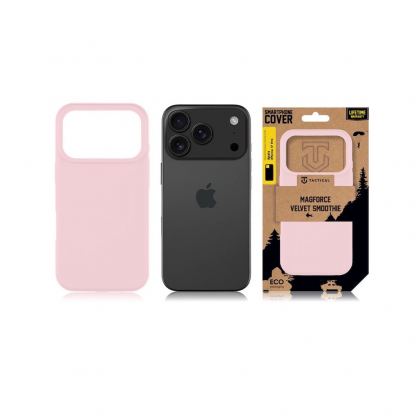 Силиконов калъф с MagSafe за iPhone 17 Pro - Tactical MagForce Velvet Smoothie Cover (розов) 5