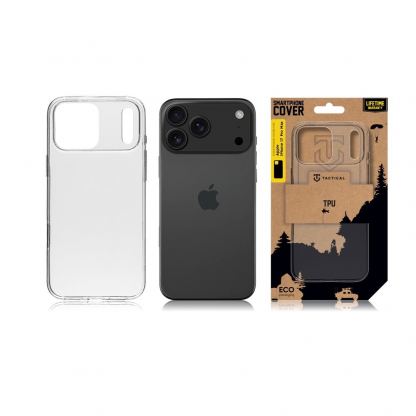 Силиконов (TPU) калъф за iPhone 17 Pro Max  - Tactical TPU Cover (прозрачен) 3