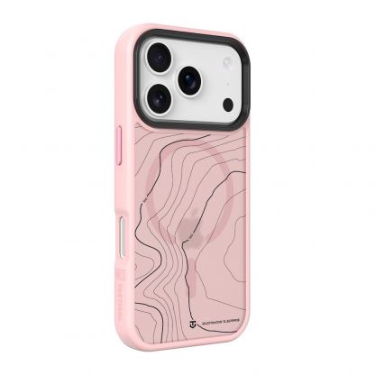 Хибриден удароустойчив кейс с MagSafe за iPhone 17 Pro - Tactical MagForce Hyperstealth Sika Cover (розов) 2