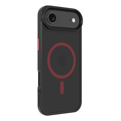 Хибриден удароустойчив кейс с MagSafe за iPhone 17 Air - Tactical MagForce Hyperstealth 2.0 Cover (черен-червен) 2